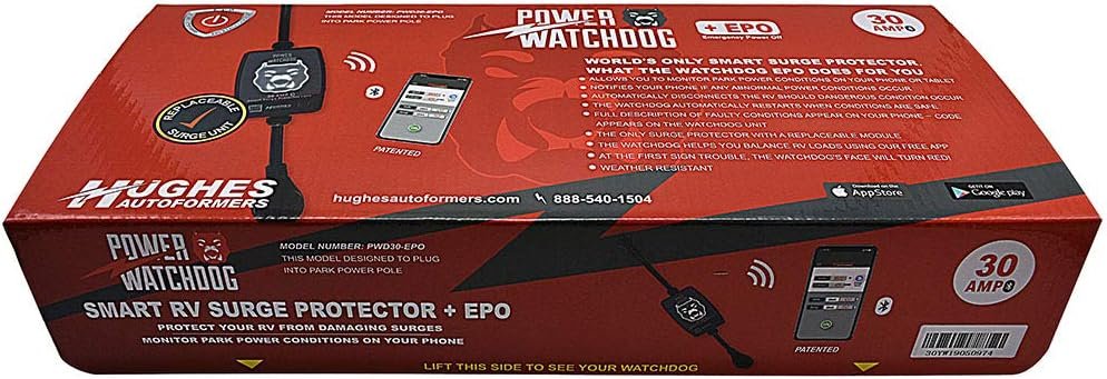Hughes Autoformers PWD30EPO Power Watchdog 30 Amp Surge Protector – Emergency Power Off Voltage Protection for RVs - Image 5