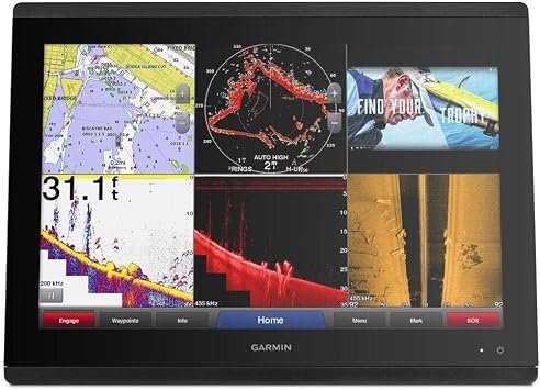 Garmin GPSMAP 8624 Chartplotter – 24in Full HD IPS Touchscreen with BlueChart g3 and Garmin Navionics+ Mapping