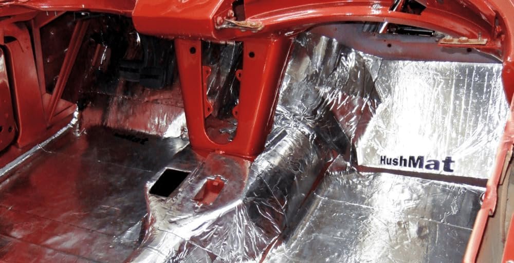 HushMat 10801 Super Sheet Bulk Kit Sound Deadening Insulation – 9 Sheets 18in x 32in, 36 Sq Ft Coverage, Silver Foil - Image 5