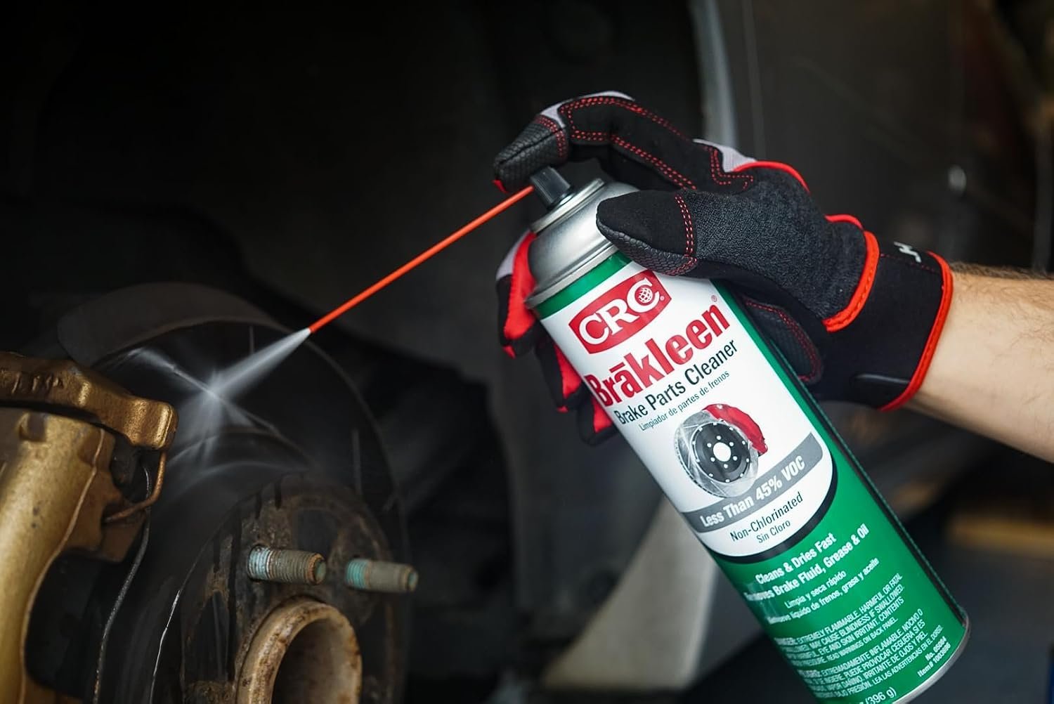 CRC Brakleen 5084 Low VOC Brake Cleaner – Professional Residue-Free Degreasing Formula for Brake Systems - Image 5