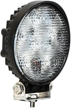 Buyers Products 1492215 Round LED Spot Light – 1350 Lumens 12-24V DC IP67 Waterproof with 36in Lead