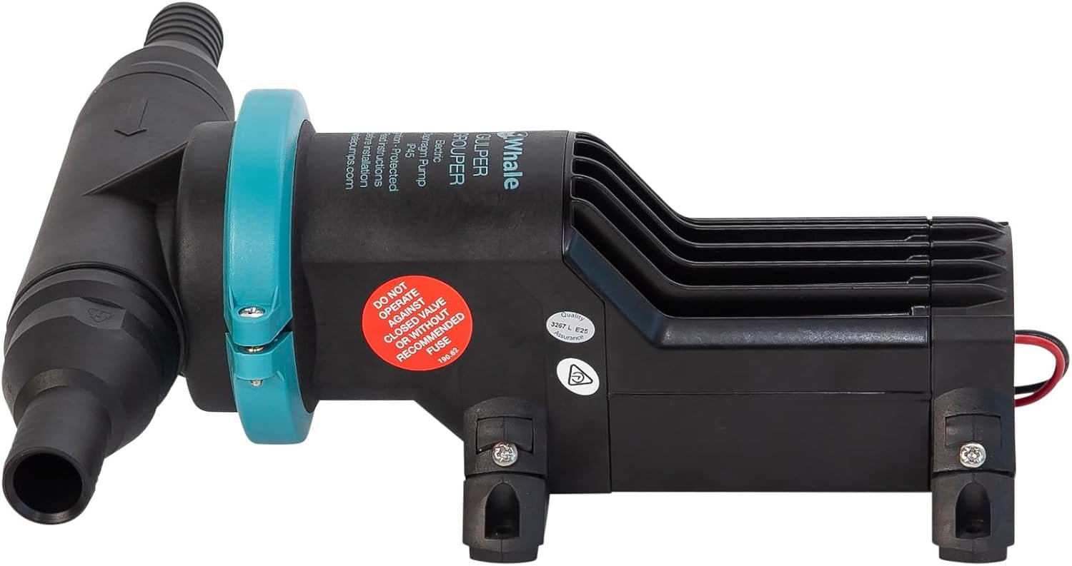 Whale BP4572 Gulper Grouper Pump – 12V Marine Waste Water Collection System with Diaphragm Pump Technology - Image 2