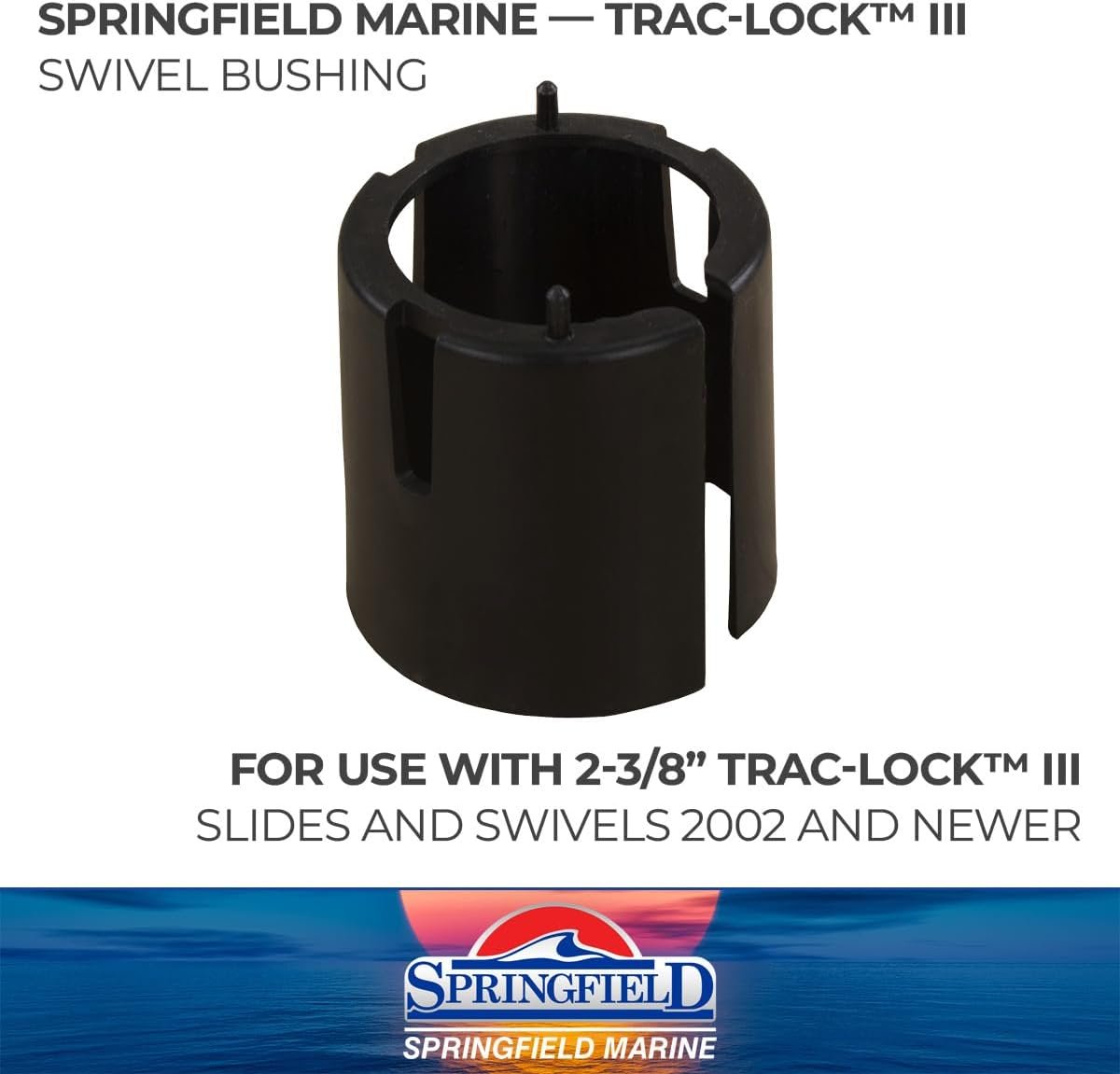 Springfield 2171008 Trac-Lock III Swivel Bushing – 2-3/8in Replacement Seat Pedestal Bushing for 2002-Newer Marine Systems - Image 2