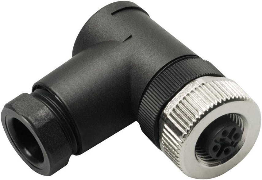 Maretron FACF90 Female 90-Degree Field Connector – Micro and Mid NMEA 2000 Cable Connector for Compact Routing