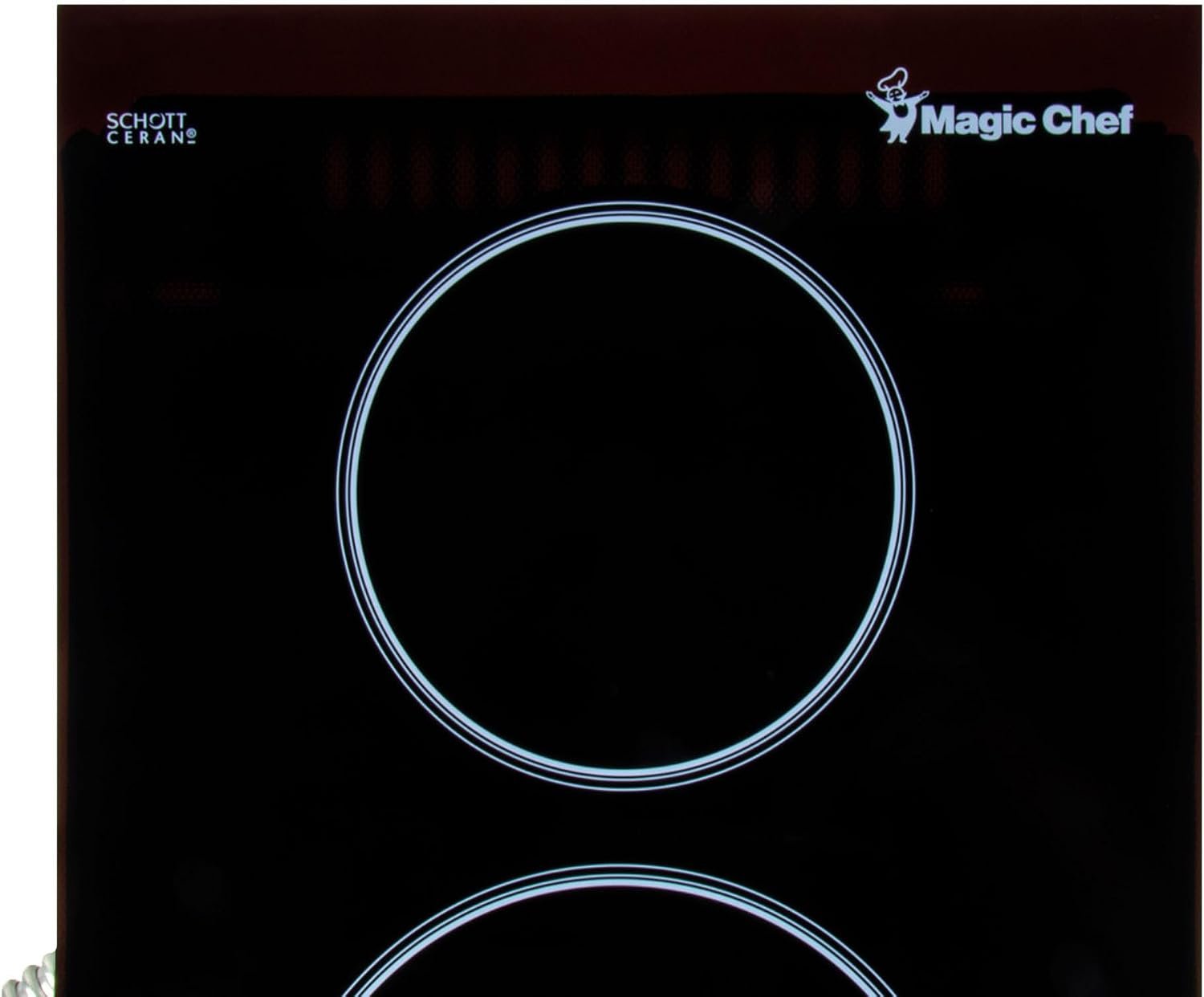 Magic Chef CSCTE12BG2 Built-In Electric Cooktop – 12-Inch Black Ceramic Glass Surface – 120V Single Burner Design - Image 2