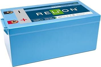 RELiON RB300 Lithium Battery – 12.8V 300Ah LiFePO4 Deep Cycle Battery for RV, Marine, Solar and Off-Grid Power Systems