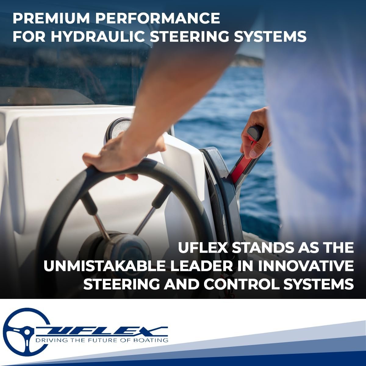 Uflex MACH14X10 Johnson Evinrude OMC Steering Cable – 10ft High-Efficiency Mechanical Steering Cable - Image 4