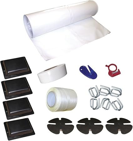 Dr. Shrink DSSWK Shrink Wrap Kit – Complete Marine Winterization System with Heat Tool, Film, Tape and Venting Components