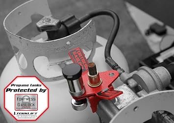 Torklift A7771 Airstream Propane Lock – 3/8in Stainless Steel Cylinder Security Lock for Airstream Trailers
