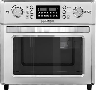 Pinnacle AF500STAIN Air Fryer Oven – 26L 5-in-1 Countertop Cooker with Air Fry, Roast, Bake and Dehydrate Functions