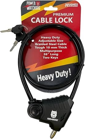 Hughes Autoformers ADJLOCK Adjustable Heavy Duty RV Lock – Universal Security Lock with Adjustable Fit Design