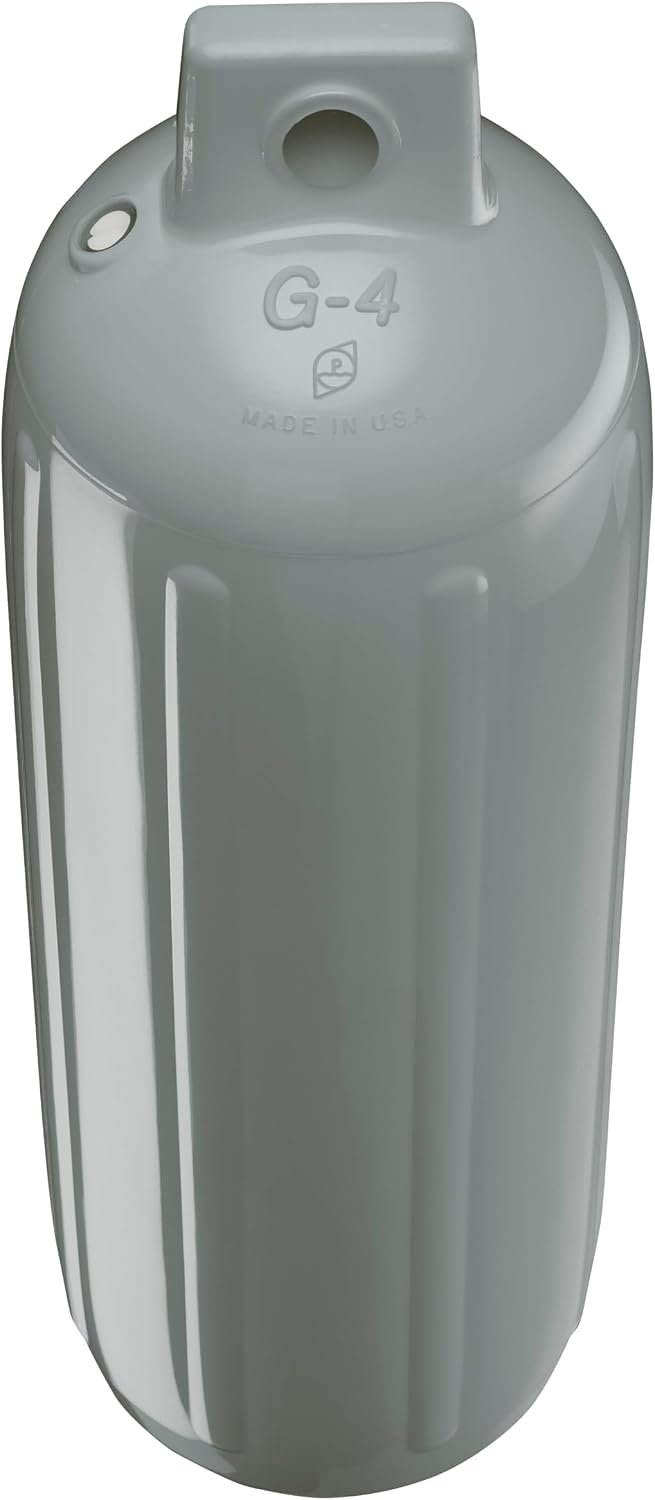Polyform 75891521 Twin Eye Fender – 6.5 x 22 Inch Marine Dock Fender, UV-Resistant Vinyl - Image 2