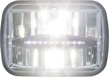 Optronics HLL70HLBP 5×7 LED Headlamp – High and Low Beam Headlight with 12 LED Diodes and Polycarbonate Lens