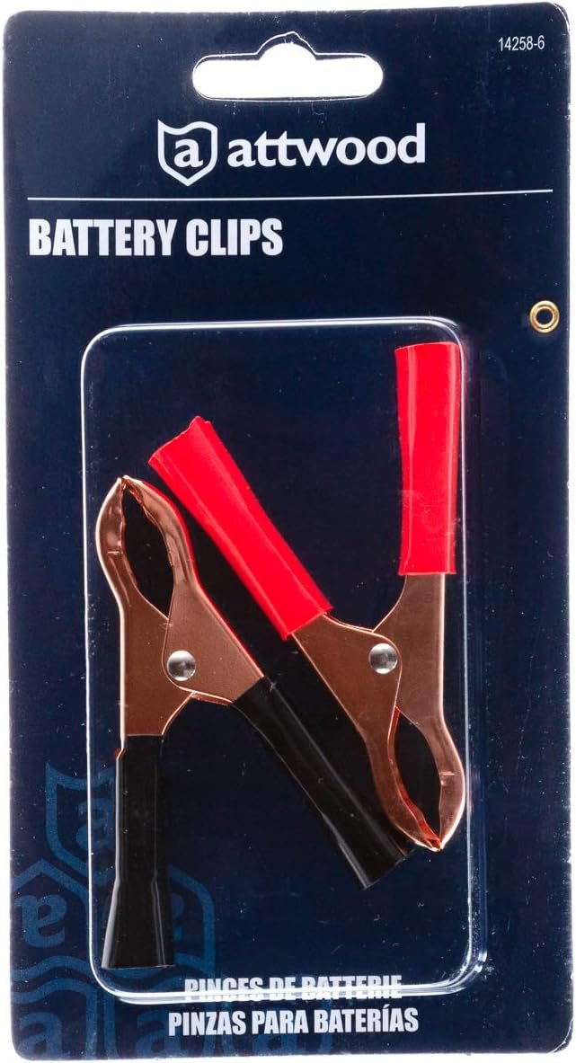 Attwood 142586 Battery Clips – Marine Replacement Electrical Clamps for Boat Battery Charger Connections - Image 4