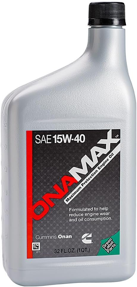Cummins Onan 326-5336 SAE 15W-40 Engine Oil – 1 Quart Heavy-Duty Generator and Engine Lubricant