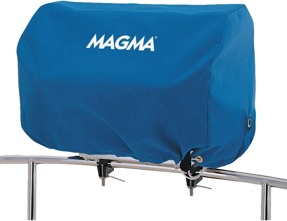 Magma A10-1290PB Rectangular Grill Cover – Pacific Blue Polyester – Fits 12in x 18in Marine Grills – Weather Resistant