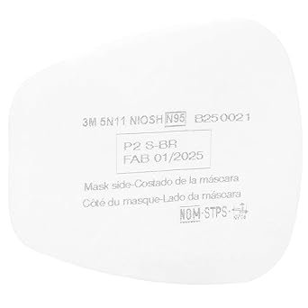 3M 46464 5N11 Particulate Filter – N95 Respirator Pre-Filter for Organic Vapor and Cartridge Respirators, Pack of 10