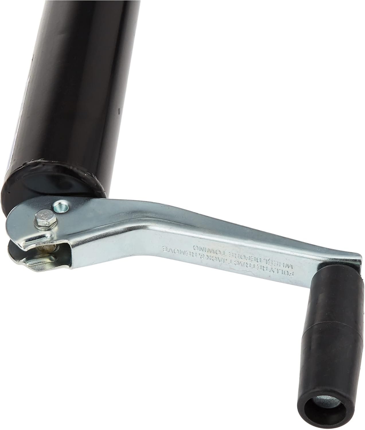 Pro Series EA20000303 A-Frame Trailer Jack – 2000 lb Capacity, Topwind Handle, Black Steel Construction - Image 2