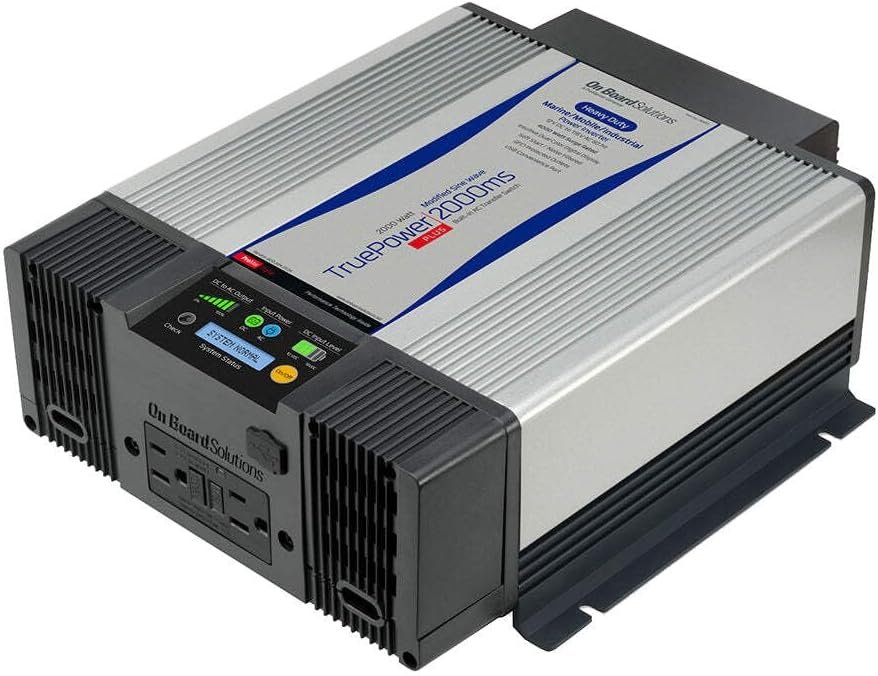 ProMariner 6200 2000W Modified Sine Wave Inverter – 12V DC to 120V AC Mobile Power Converter