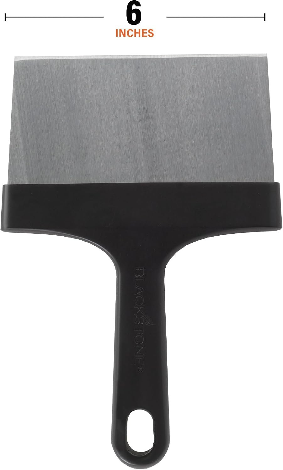 Blackstone 5061 Stainless Steel Griddle Scraper – 6in Beveled Blade with Heat-Resistant Plastic Handle for Flat Top Grills - Image 5