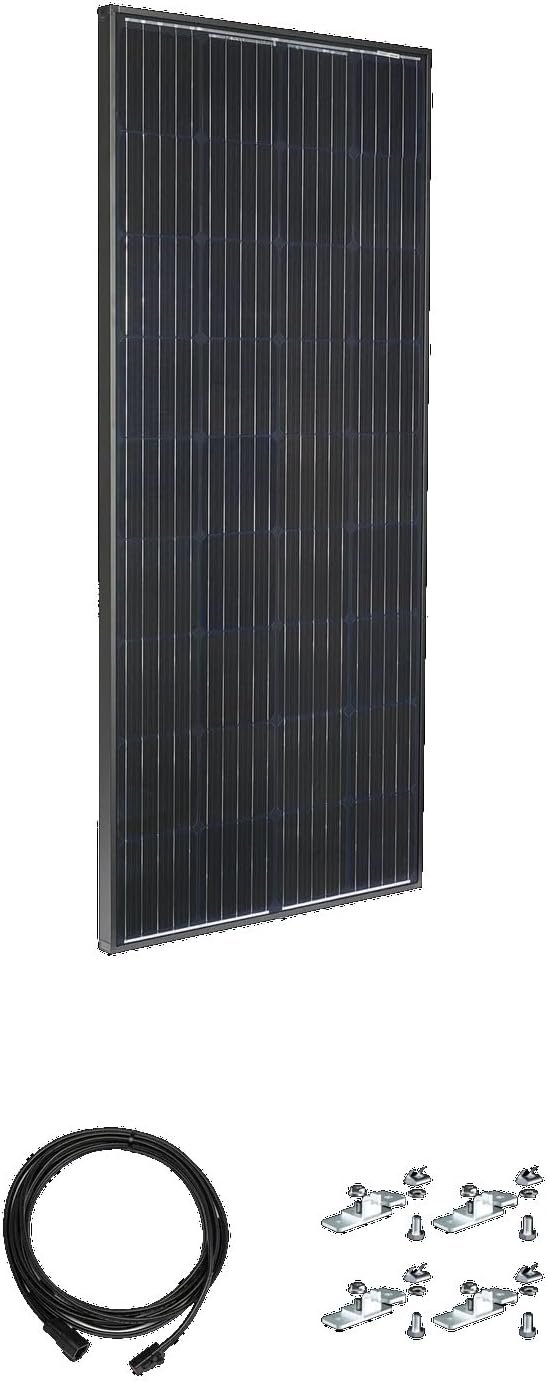 Zamp Solar KIT1026 Legacy Black 190-Watt Expansion Kit – 58.3in Solar Panel with ATP Wiring and 25-Year Warranty