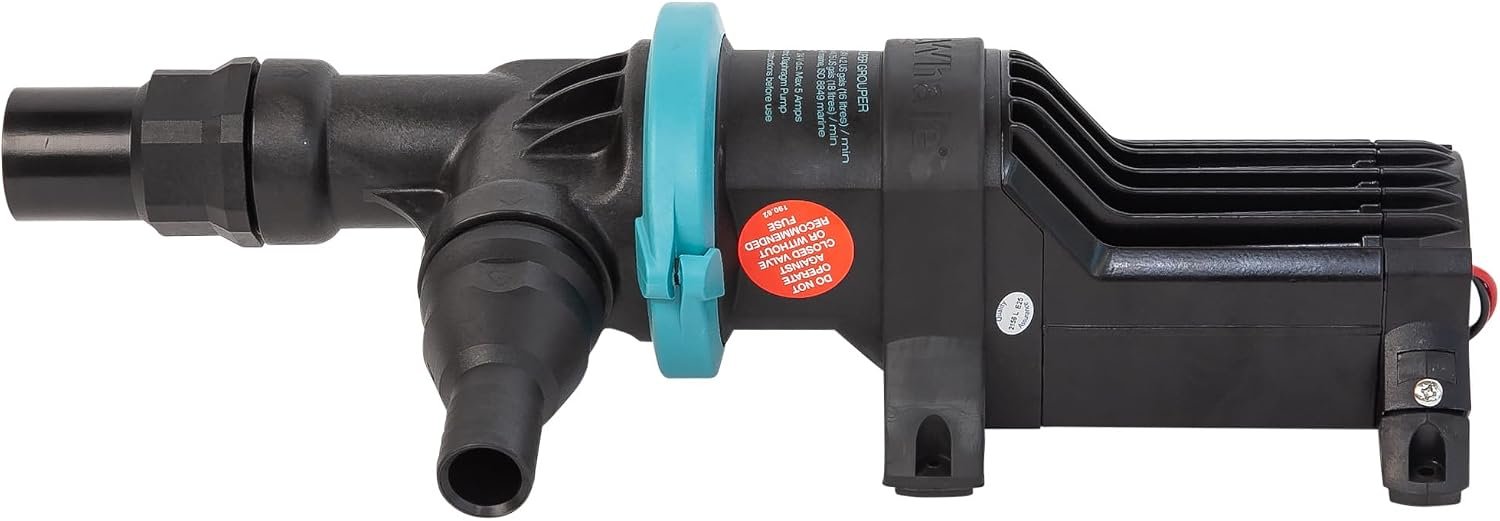 Whale BP4772 Gulper Grouper MK3 12V Waste Pump System – Self-Priming Diaphragm Pump for Marine Drainage - Image 3