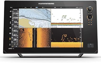 Humminbird APEX 19 CHO 411240-1CHO Multifunction Display – 18.5-Inch Full HD Display with MEGA Imaging+ Compatibility