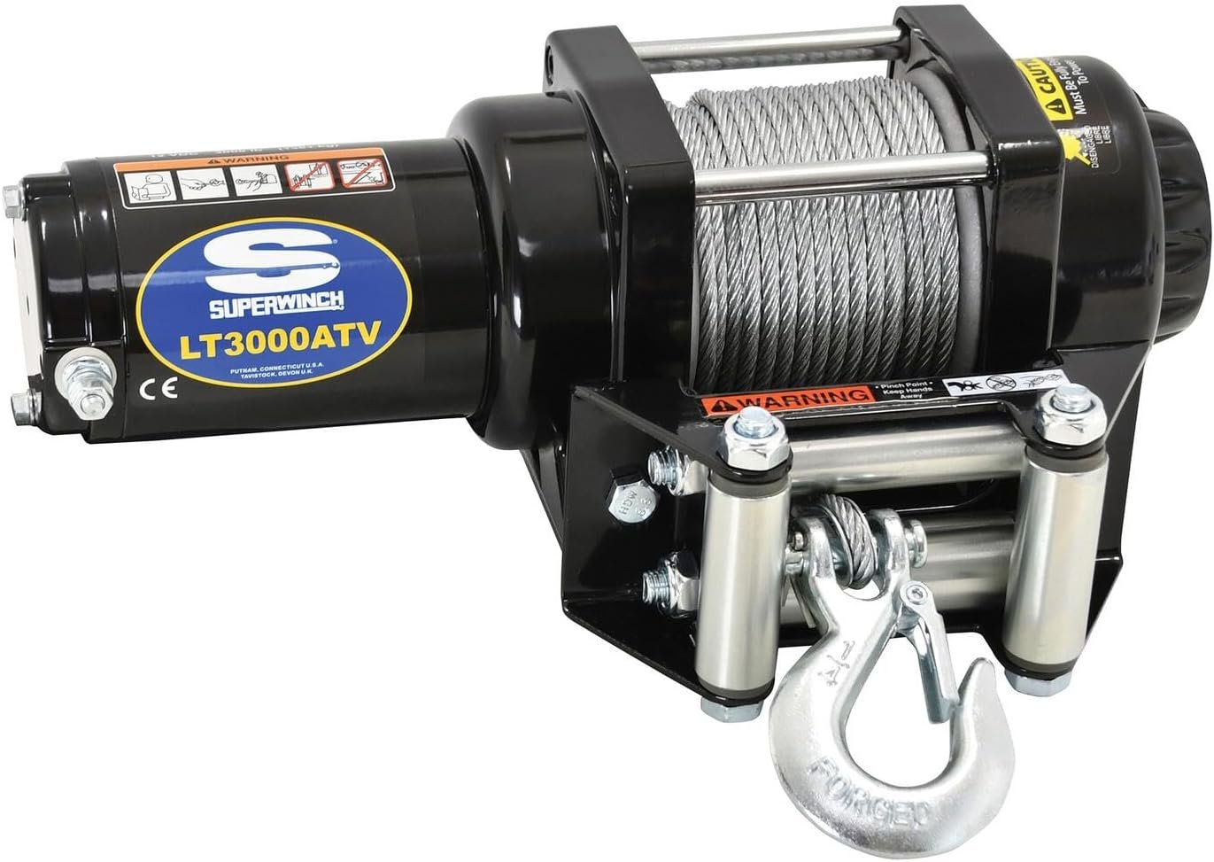 Superwinch 1130220 LT3000 ATV Winch – 3000 lb Capacity, 3/16 in x 50 ft Steel Rope, 1.2 HP Motor - Image 3