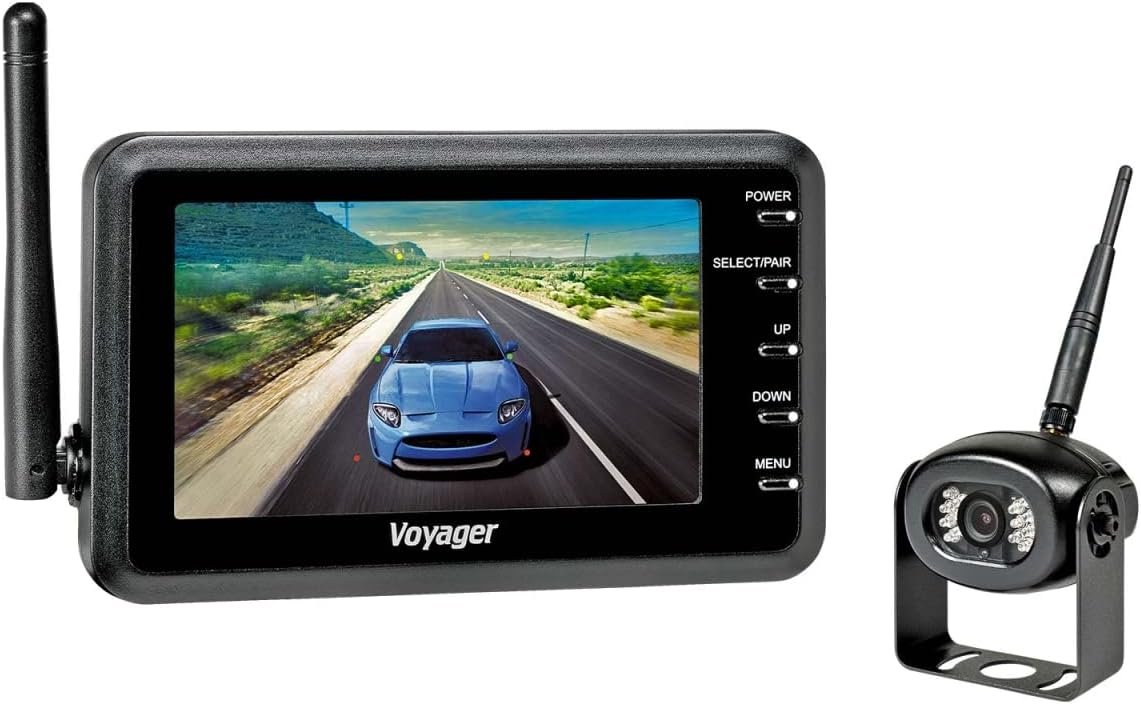 ASA Voyager WVSXS43 WiSight 2.0 Wireless 4.3in Monitor – Compact Digital Observation Display for Trailers