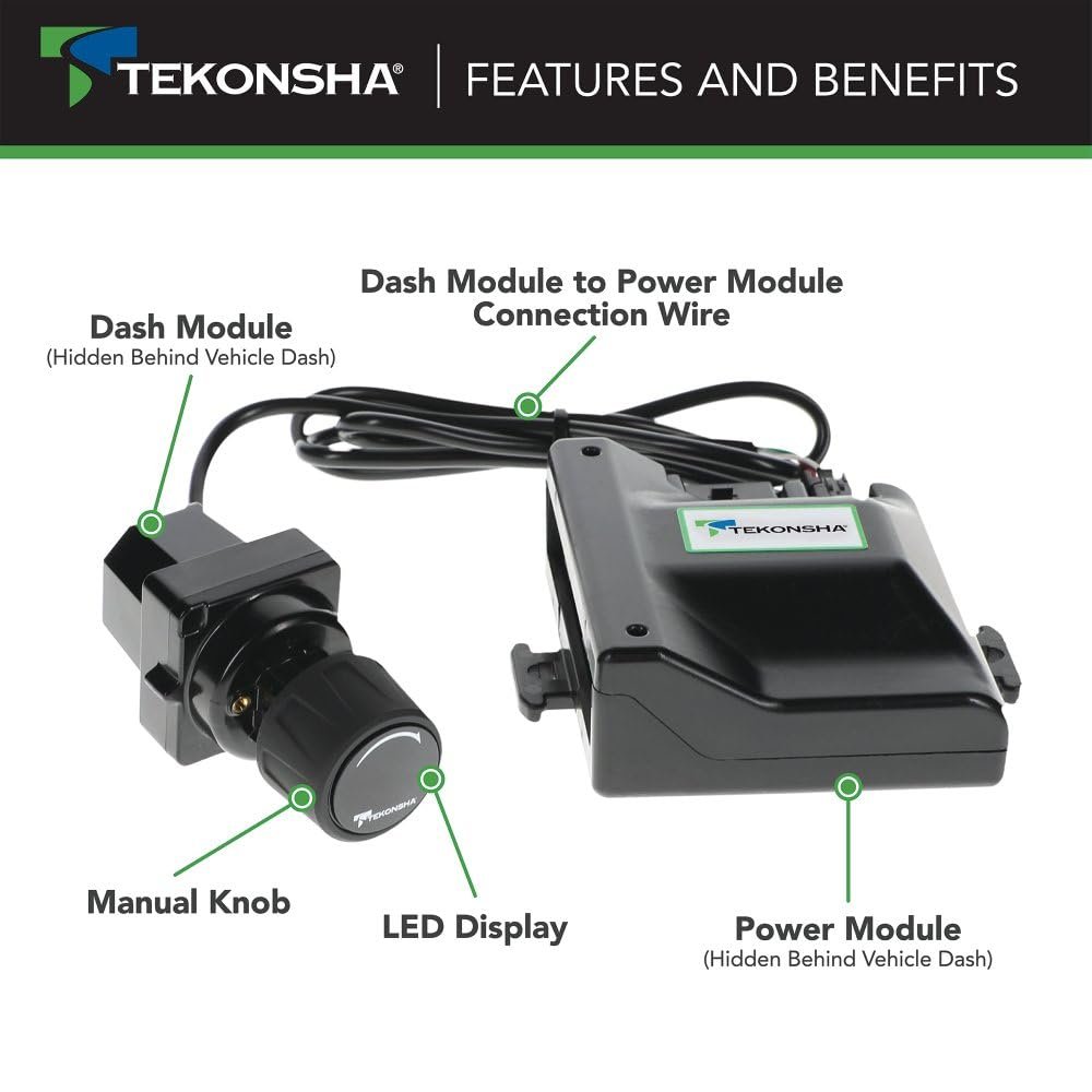 Tekonsha 90920 Prodigy iD Trailer Brake Controller – Bluetooth Proportional Brake Control for 1-4 Axles with Smartphone Setup - Image 3