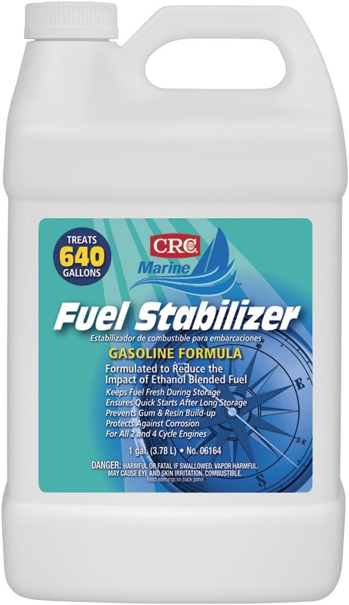 CRC Marine Fuel Stabilizer 6164 – Ethanol Fuel Treatment for Long-Term Storage and Corrosion Protection