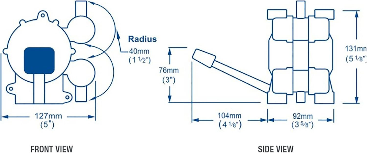 Whale GP0550 Gusher Galley MK3 Pump – Standard Manual Freshwater Pump for Marine Sink Applications - Image 4