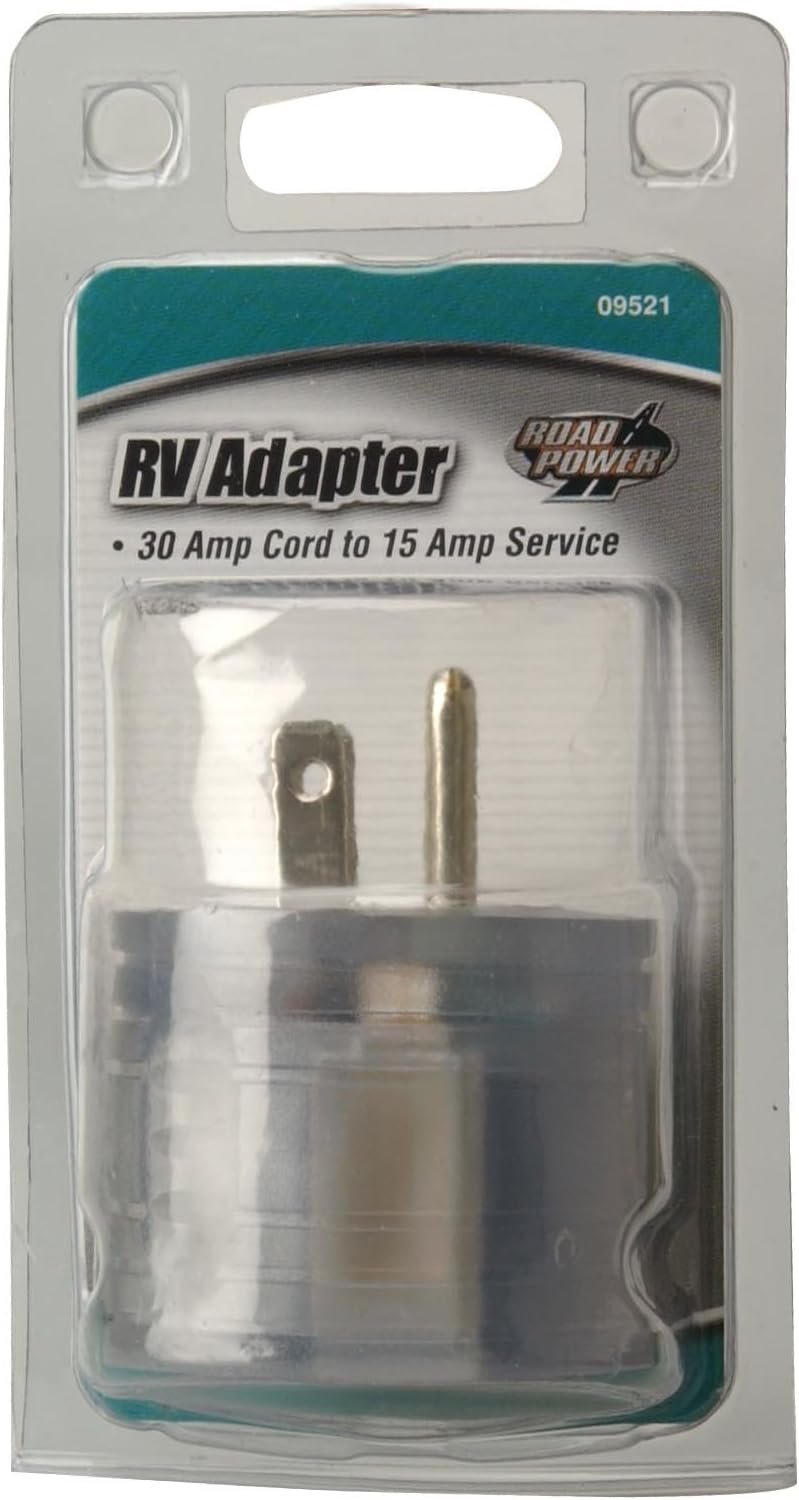 Southwire 95213388 RV Power Adapter – 15A Male to 30A Female Round Connector for Household Outlet Access - Image 2