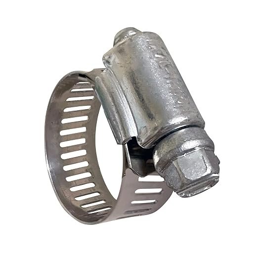 Ideal-Tridon 5210051 Worm Drive Hose Clamp – SAE Size 10, 5/16in Band Width, 9/16in to 1-1/16in Diameter Range