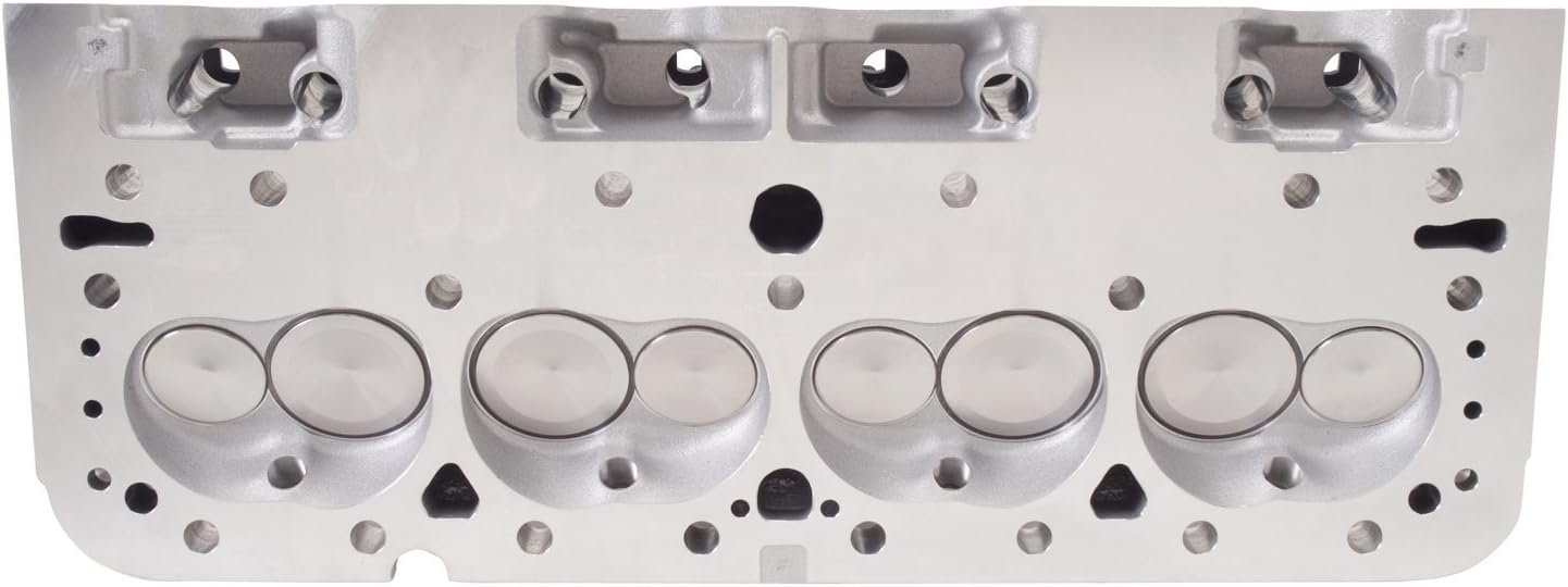 Edelbrock 60899 Performer RPM Small Block Chevy Cylinder Head – Bare Aluminum Head, 64cc Chamber, Single Replacement Unit - Image 2