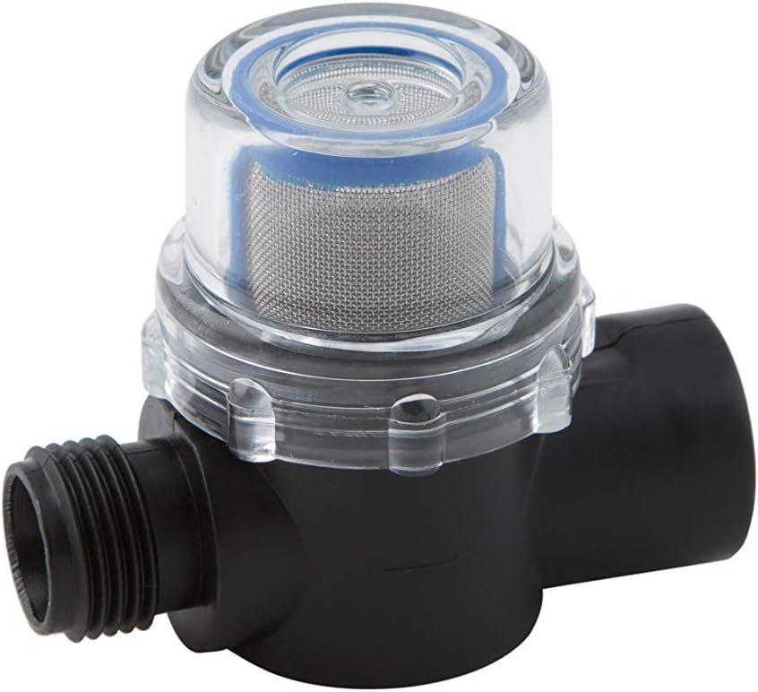 Aqua Pro 21850 Pump Strainer – 1/2in Male/Female NPS Ports with 50 Mesh Stainless Screen for Fresh Water Pumps - Image 2