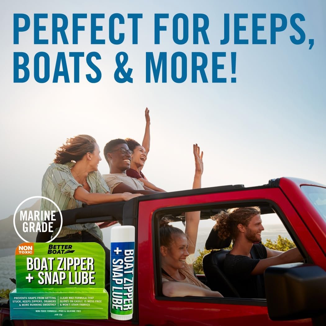 Sudbury 435 Zipper Wax – Marine Zipper Lubricant Stick for Canvas, Enclosures and Outdoor Gear - Image 5