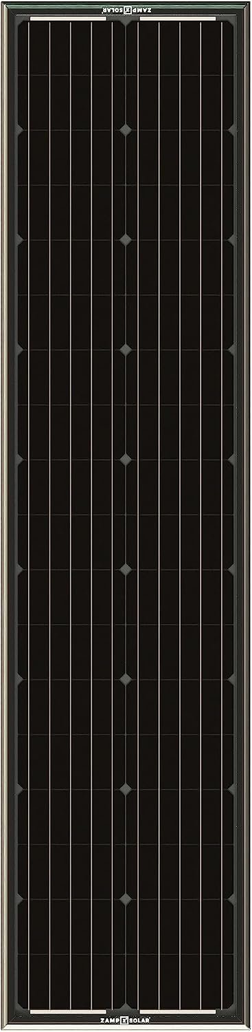 Zamp Solar ZSK1008 Obsidian 90 Watt Roof Solar Panel Kit – 59.1 x 14.3 in Panel, Black Anodized Frame & Roof Mount Design - Image 4