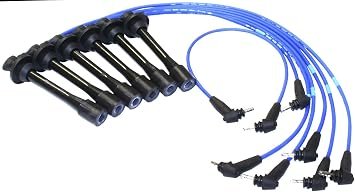 NGK 8129 Spark Plug Wire Set – OE Replacement Ignition Wires with Silicone Jacket and Stainless Steel Terminals