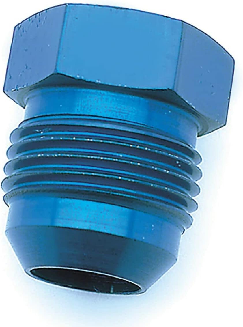 SpeedFX 560406 -4AN Flare Plug – Blue Anodized Aluminum Sealing Fitting with 37 Degree Flare Design for AN Systems - Image 6
