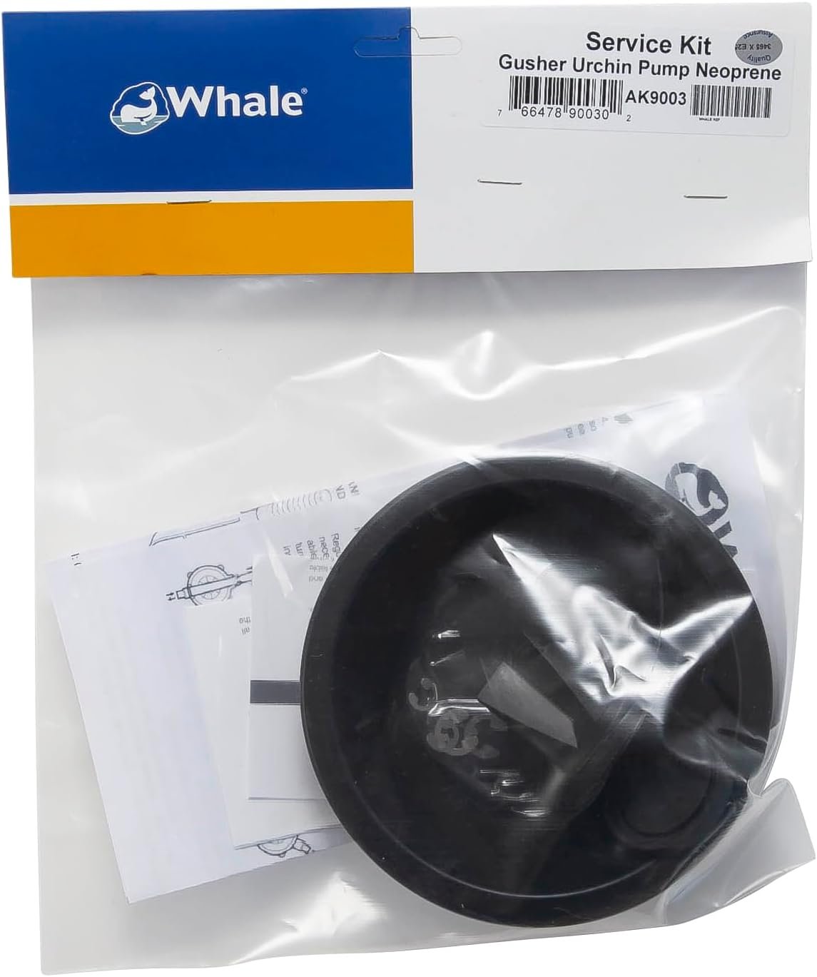 Whale AK9003 Service Kit – Replacement Maintenance Kit for Gusher Urchin Neo Manual Bilge Pumps - Image 2