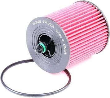 K&N PS-7000 ProSeries Cartridge Oil Filter – 89mm Height, 61mm OD, High-Flow Premium Media with O-Ring Included