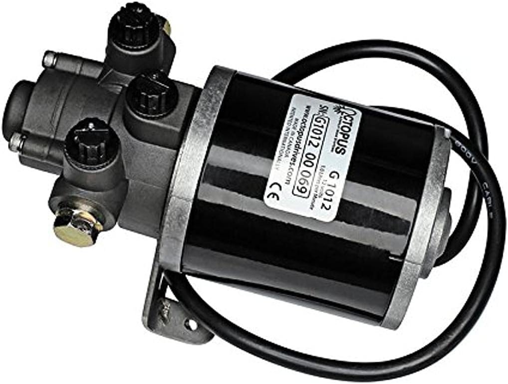 Octopus OCTAFG0624 Hydraulic Gear Pump – 0.6L/Min Flow for 6-9ci Steering Cylinders with 24VDC Marine Motor