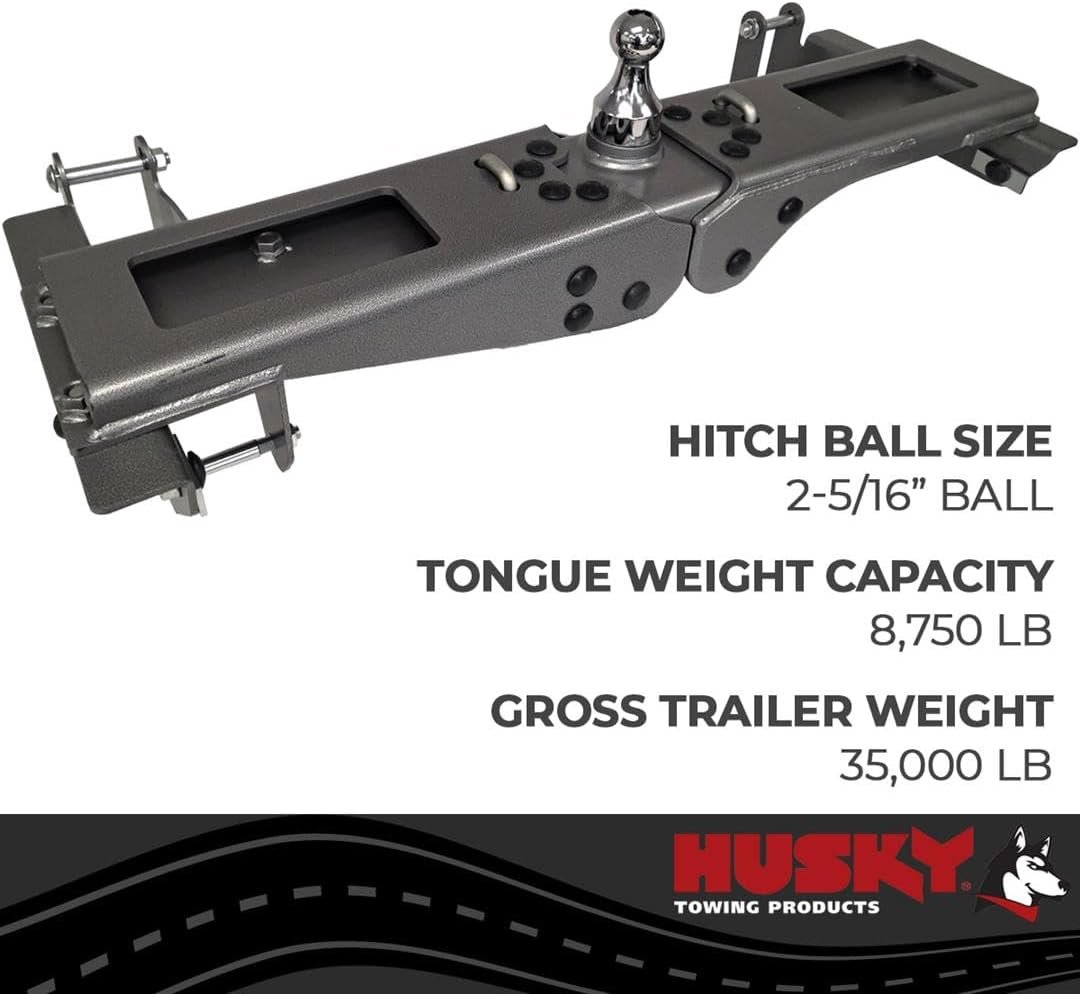 Husky Towing 35202 Gooseneck Hitch – 35,000 lb GTW, OEM-Style Underbed Design for 2020+ GM 2500/3500 Trucks - Image 4