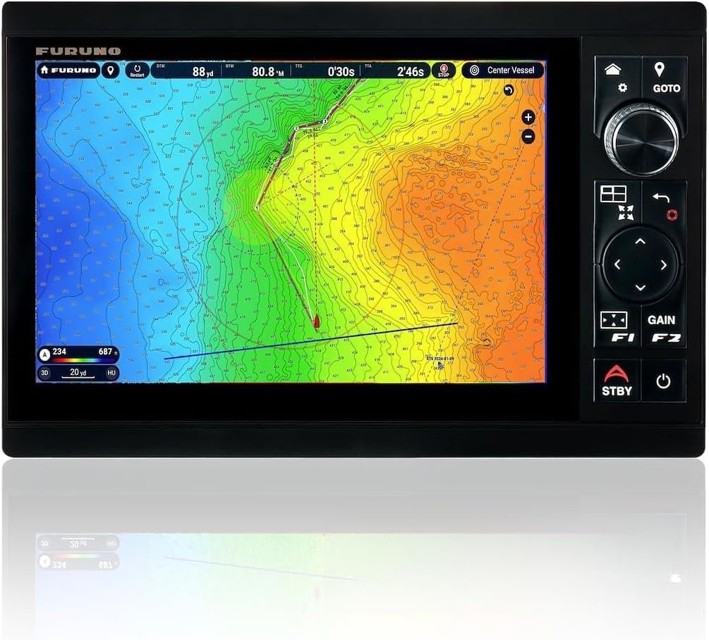 Furuno TZT10X NavNet TZtouchXL 10 in Multifunction Display – Full HD Touchscreen Marine Chart Plotter and Navigation Display