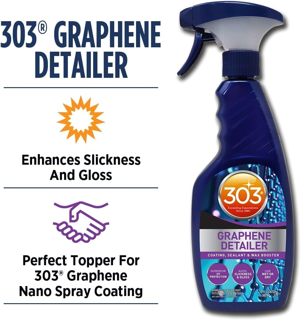 303 Products 30247 Graphene Detailer – 16 oz Spray Detailer with Graphene Oxide Protection and High Gloss Finish - Image 2