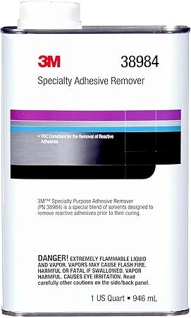 3M 38984 Specialty Adhesive Remover – 12 oz Aerosol Cleaner for Adhesive Residue, Tar, Wax & Grease Removal