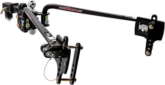 Camco ReCurve R3 48751 Weight Distribution Hitch Kit – 600lb Tongue Weight Sway Control System