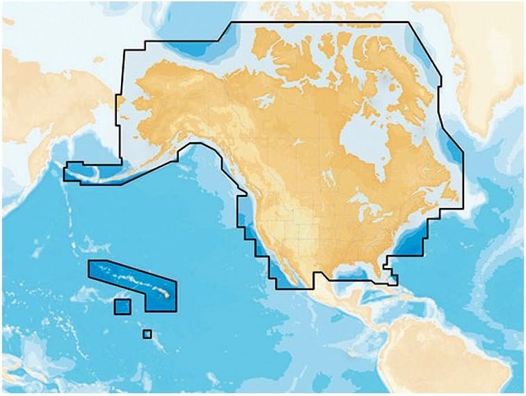 Navionics U.S. & Coastal Canada 010-C1366-30 Marine Chart Card – Comprehensive North American Coastal and Inland Navigation Mapping