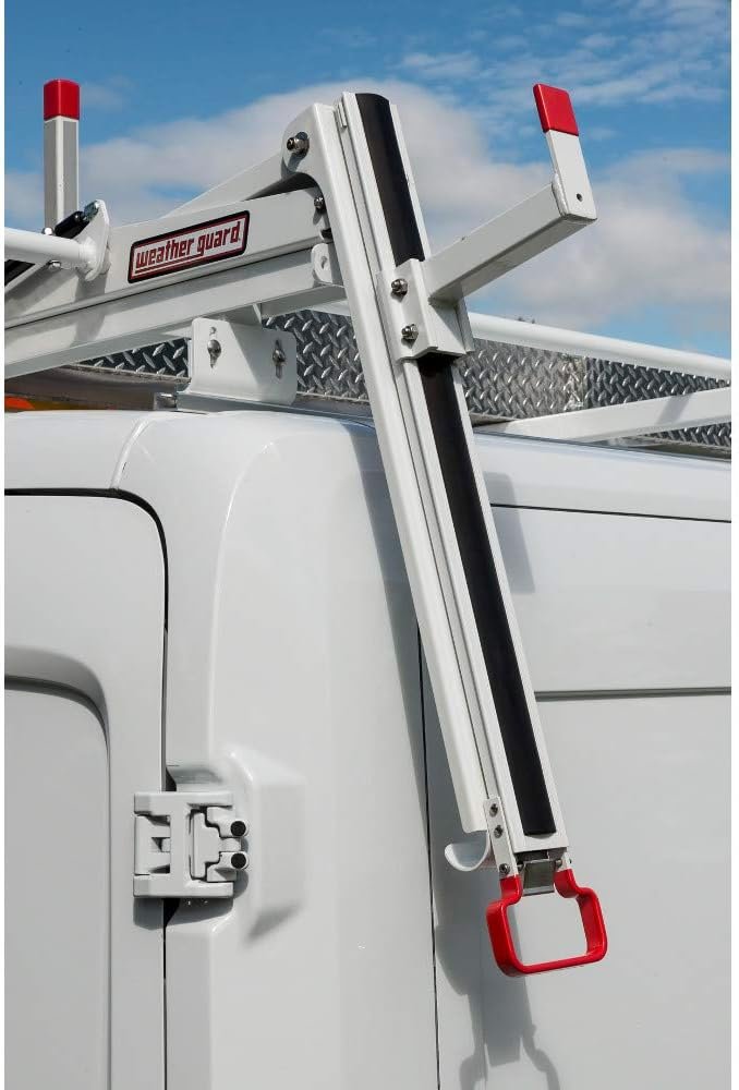 Weather Guard 2271301 Full-Size Van Drop-Down Ladder Rack – Aluminum Passenger-Side Ladder Loading System - Image 3